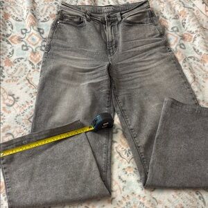 Wide leg jeans size 2 grey